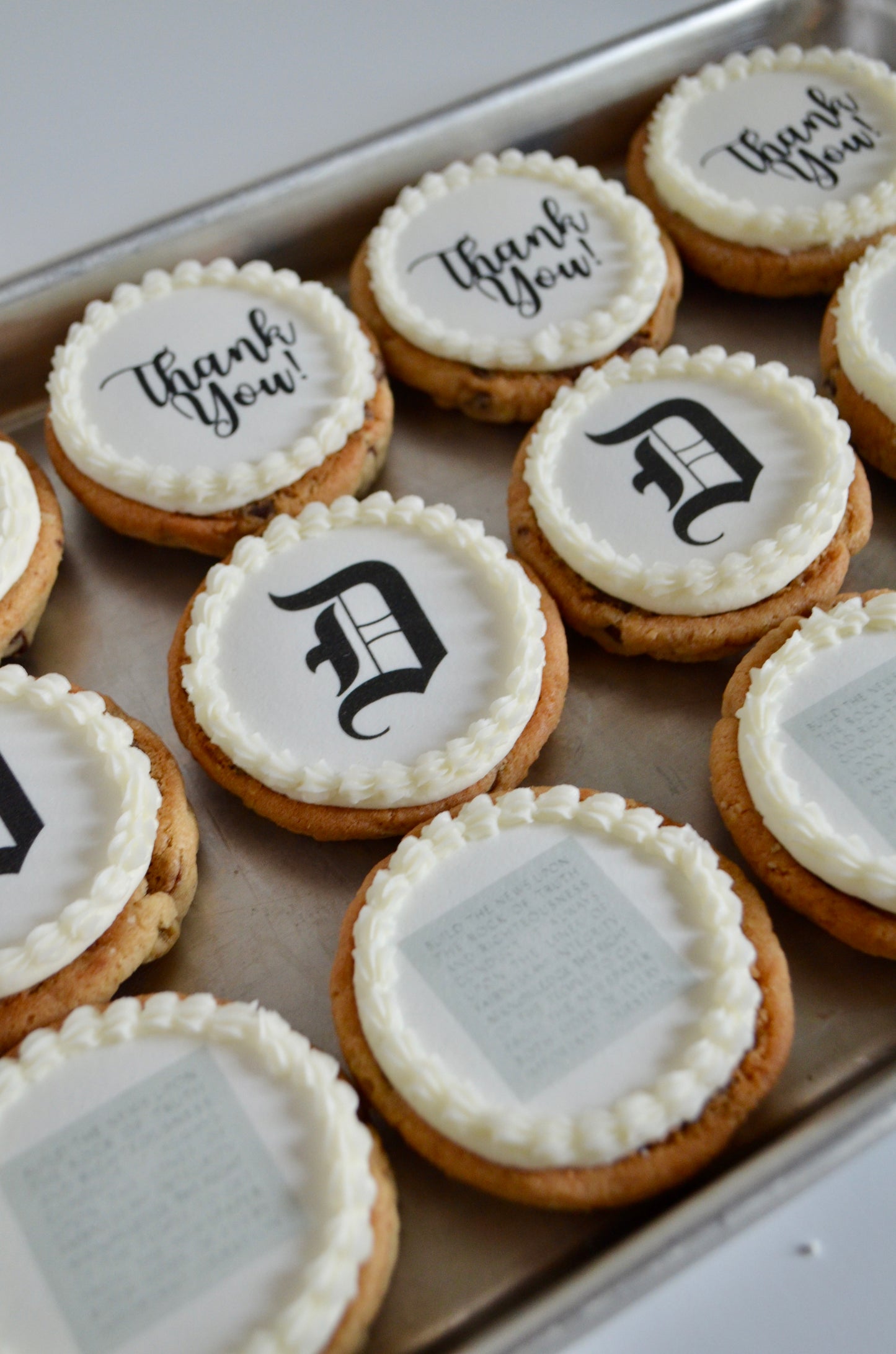 Custom Logo Chocolate Chip Cookies