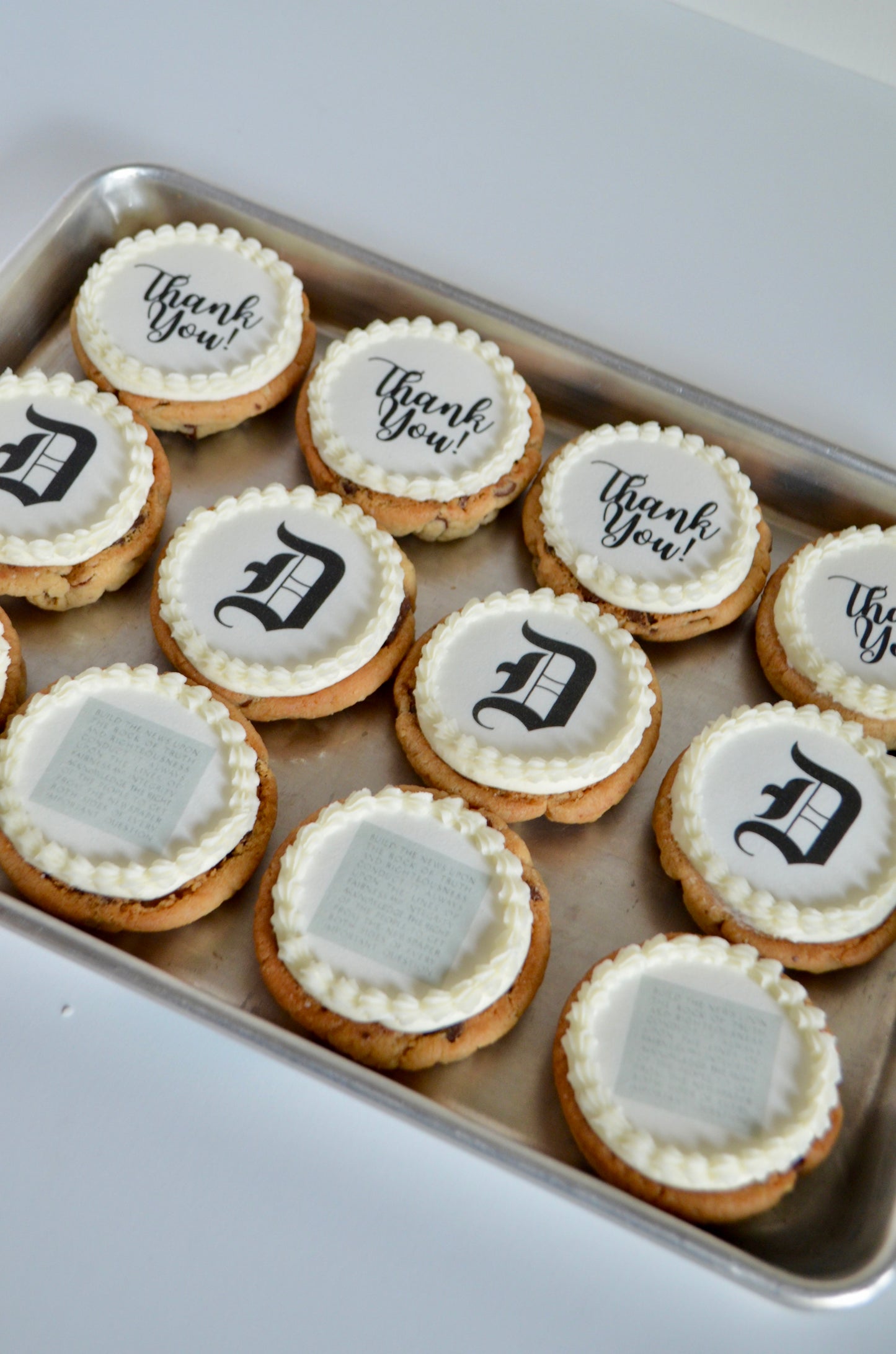 Custom Logo Chocolate Chip Cookies