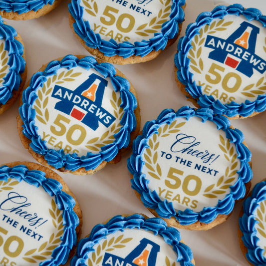 Custom Logo Chocolate Chip Cookies