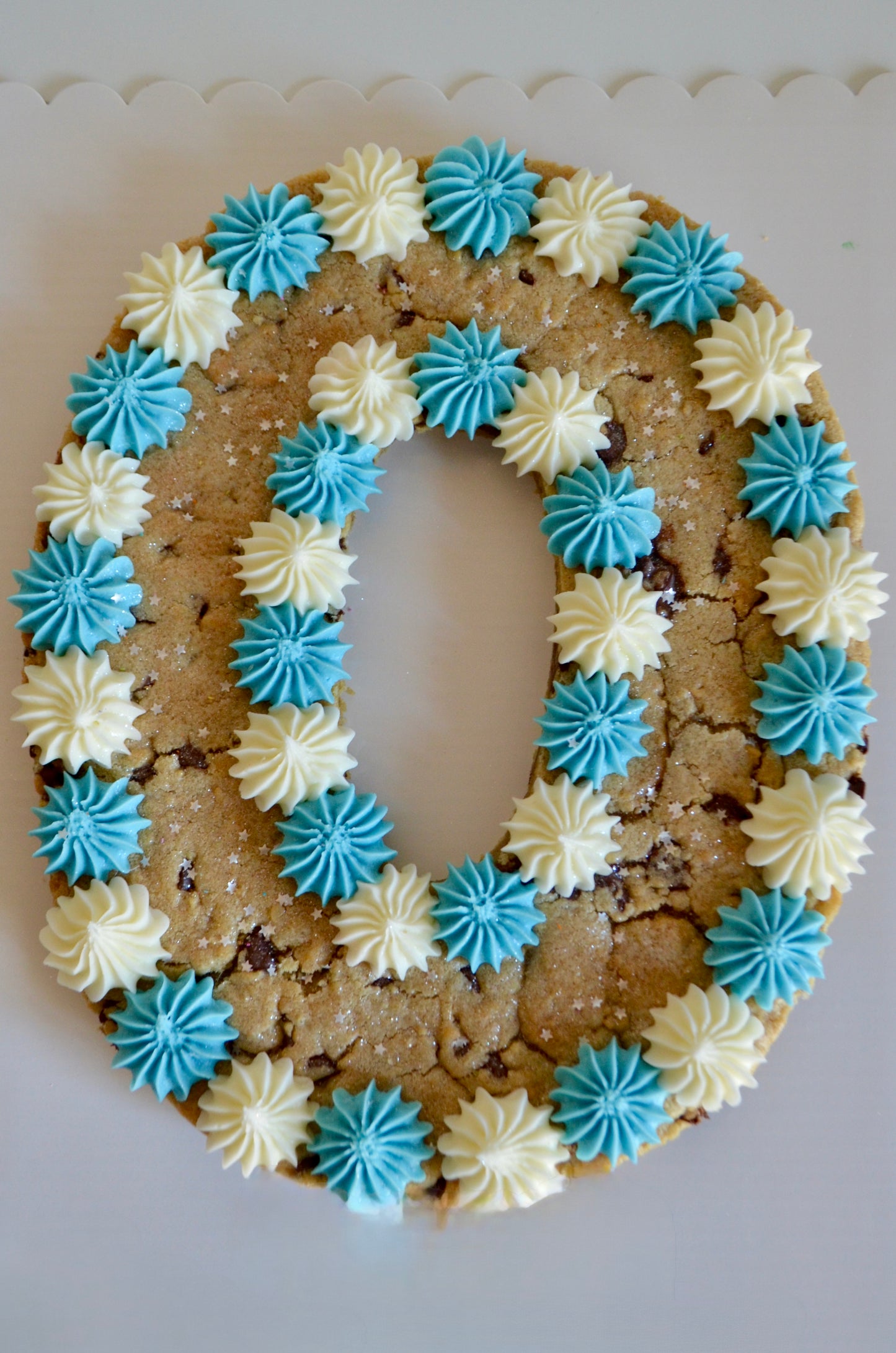 Number Cookie Cake