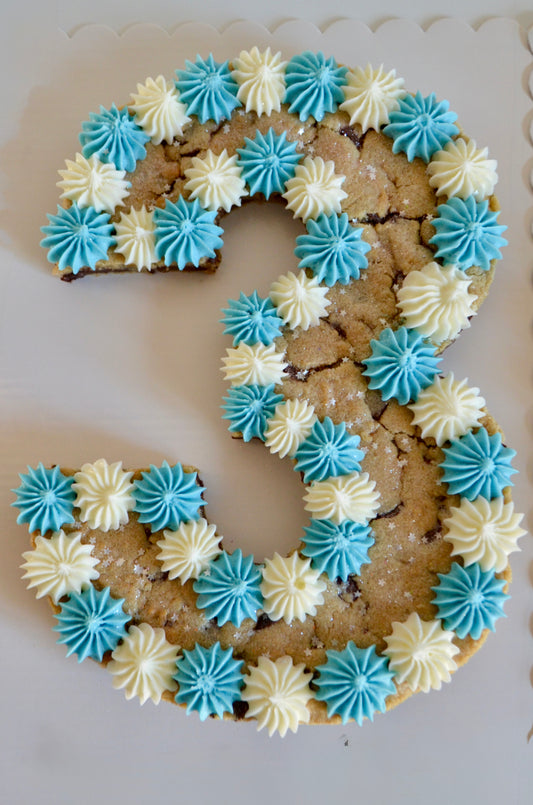 Number Cookie Cake