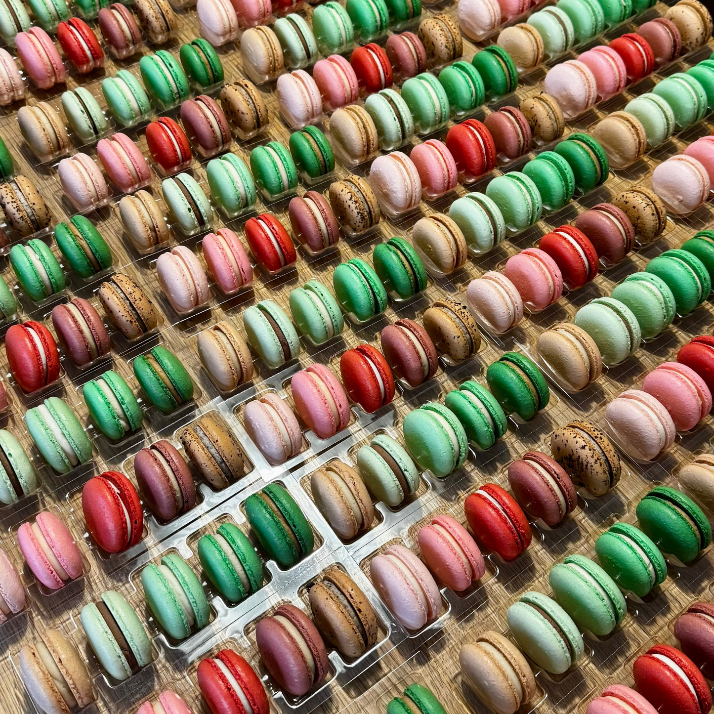 Assorted Christmas Macarons