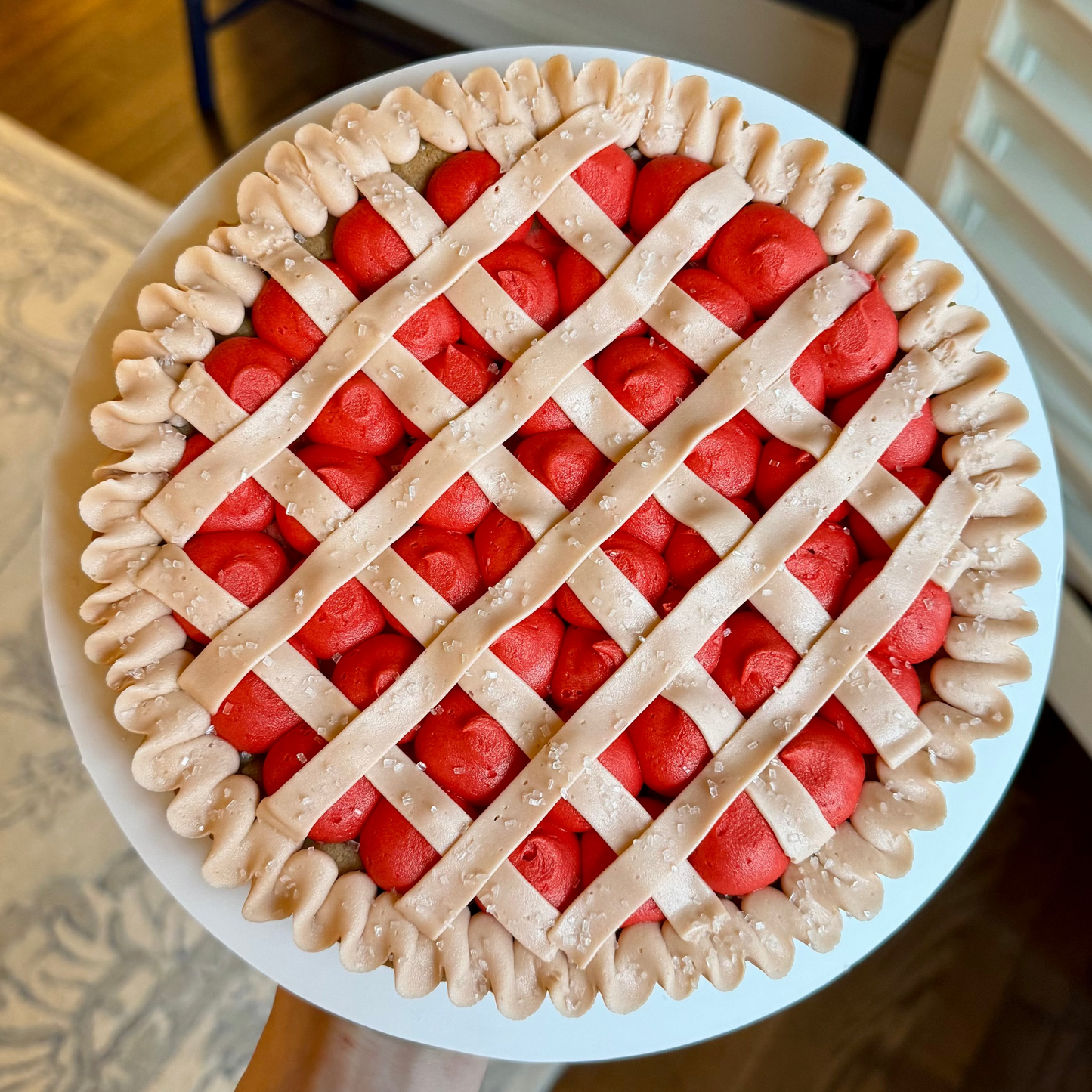 Thanksgiving "Pie" Cookie Cake