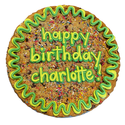 Squiggle Cookie Cake