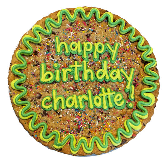 Squiggle Cookie Cake