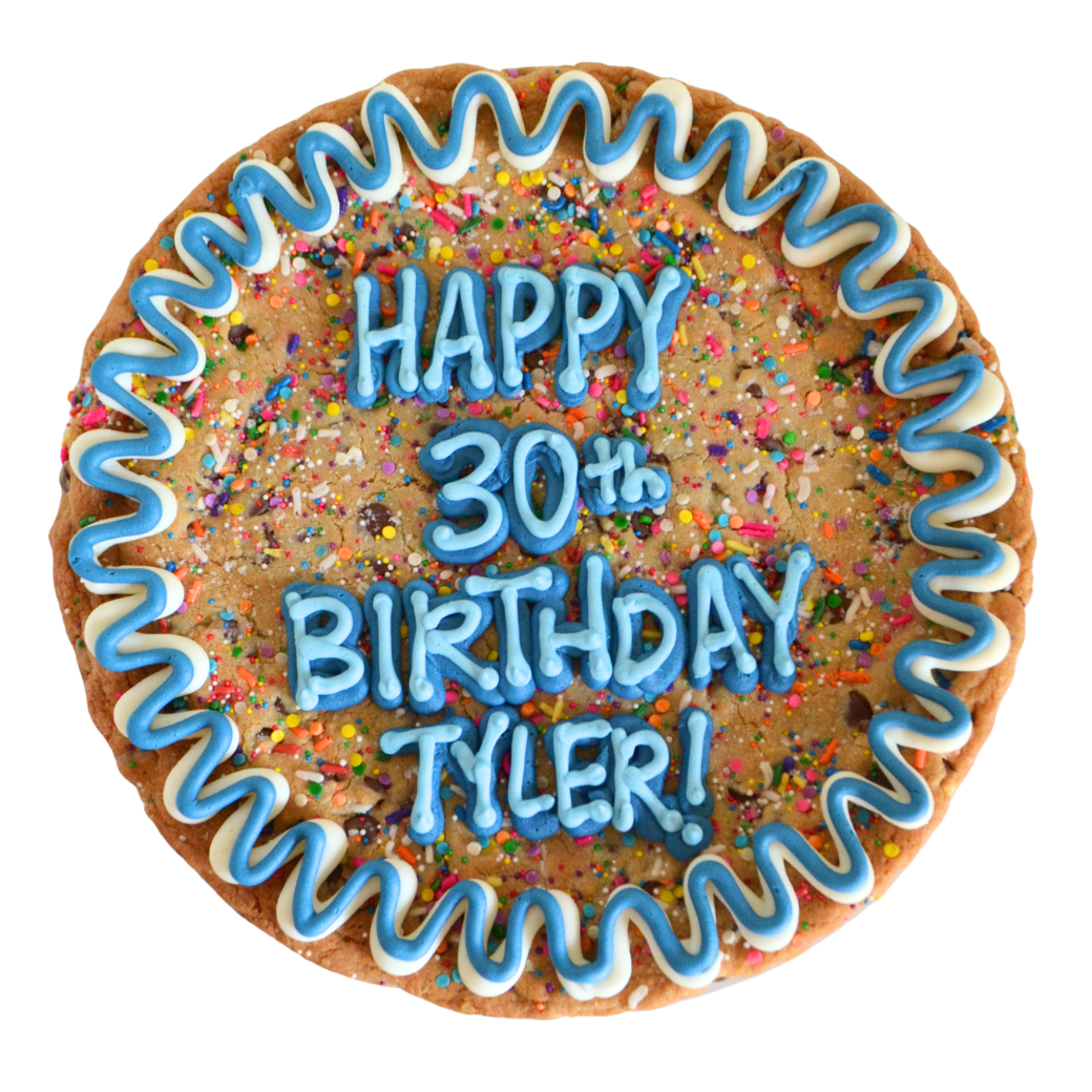 Squiggle Cookie Cake